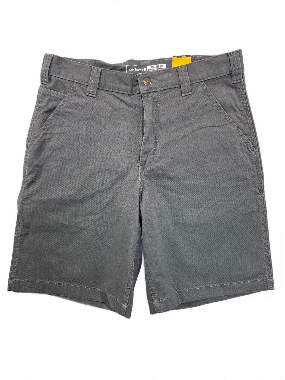 Carhartt Men's Relaxed Fit Canvas Work Shorts Dark Gray Charcoal NWT
